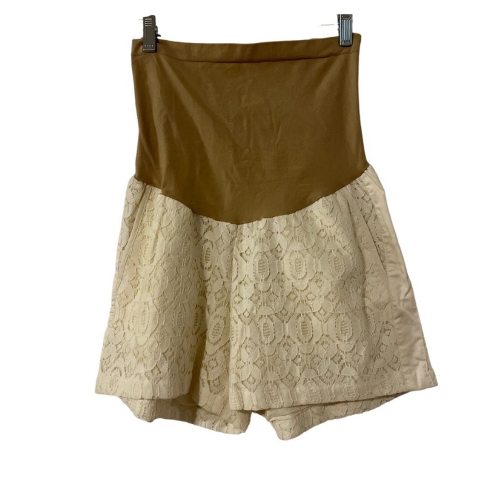 Motherhood maternity lace shorts and ribbed tank